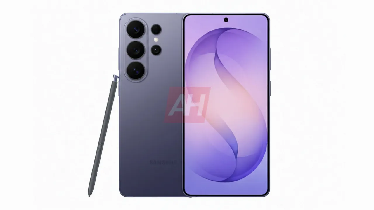 Смартфон Samsung Galaxy S26 Ultra рендер